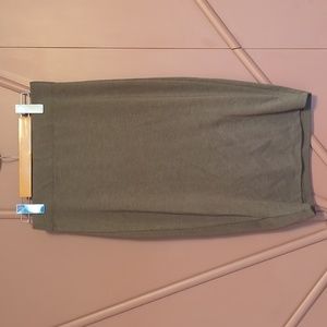 3/$20 - Pencil Skirt - Olive Green